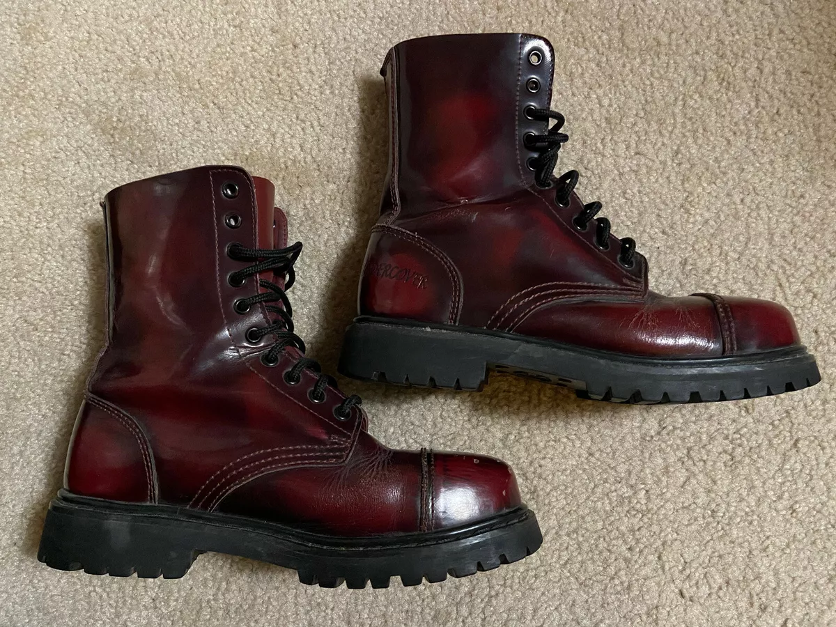 Ebay red boots cheap