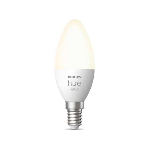 Philips Hue E14 Smart LED Leuchtmittel Kerze Warmweiß Einzelpack 470lm Bluetooth - Bild 1 von 8