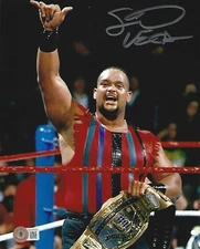 Savio Vega Signed 8x10 Photo BAS COA WWE All New Japan Pro Wrestling WWC IWA 934