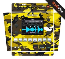 1010 Music Blackbox Skin | Yellow Camo  | Protective Decal | StyleFlip Skins