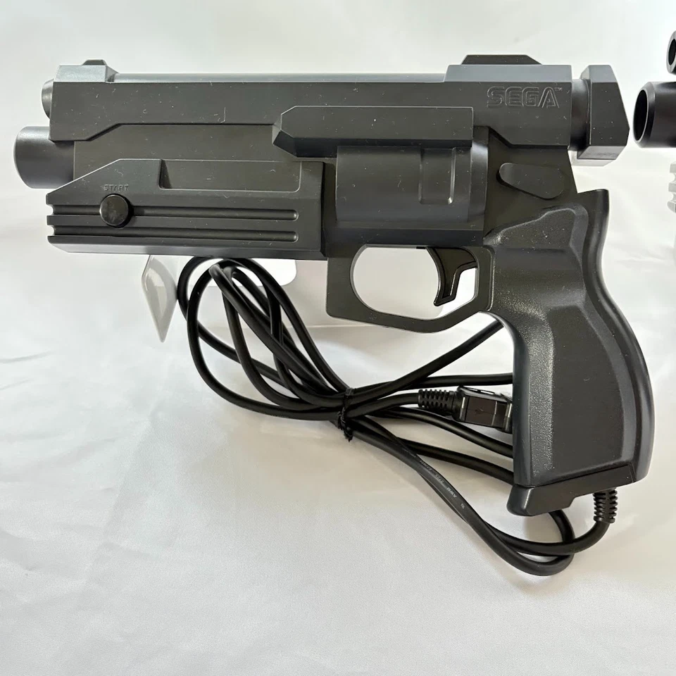 Sega Saturn Virtua Gun HSS-0122 x2 + Virtua Cop 1&2 +House of the Dead Set Japan - Image 3 of 4