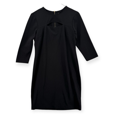 beige by eci black dress Beige by ECI Dress Womens 10 Petite Black Sheath 3/4 Sleeve Keyhole Back  Zip NWT
