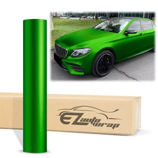 Satin Chrome Matte Metallic Car Vinyl Wrap Sticker Decal Air Bubble Free Green