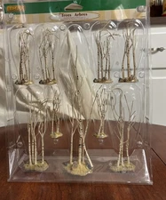 Lemax Village Birch Trees Set Of 9 Collection Accessory