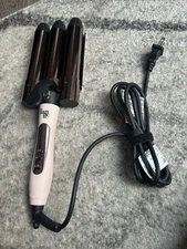 Lange Hair Le Tridente Titanium Triple Barrel Waving Iron Model: HT232 Pink