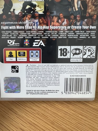 Sony PSP Game Def Jam Fight for NY: The Takeover - Picture 3 of 6