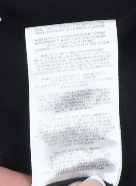 Brave Soul Women's Black Biker Jacket, Size M - Image 4 of 4