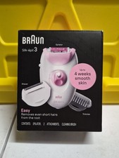 Braun Epilator Silk-epil 3 3-270, Hair Removal Device Hair Removal. Open Box.