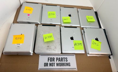Apple iPad Lot of 18 Mixed Models FOR PARTS OR NOT WORKING LOT:MX
