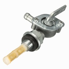 0.39 in Fuel Tank Petcock Switch - Metal Petrol Tap for Dirt Bike ATV Quad