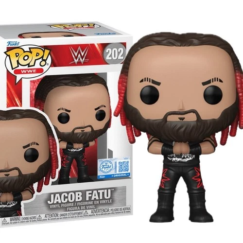 Funko Pop! Jacob Fatu #202 WWE  Exclusive Vinyl Figure + PROTECTOR