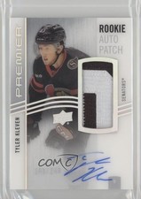 2023 Upper Deck Premier Acetate Rookie /249 Tyler Kleven #AR-TK Patch Auto 0o5t