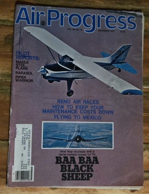 Vintage ~ Air Progress Aviation Magazine ~ December 1976 ~ FREE US SHIPPING!
