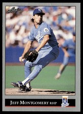1992 Leaf Jeff Montgomery Kansas City Royals #136