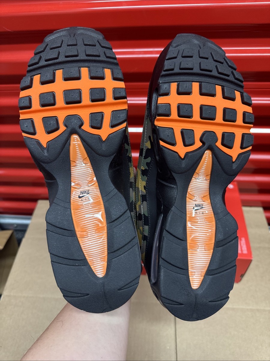 Men's Size 11.5 - Nike Air Max 95 OG Orange Camo HQ1973-001 | eBay