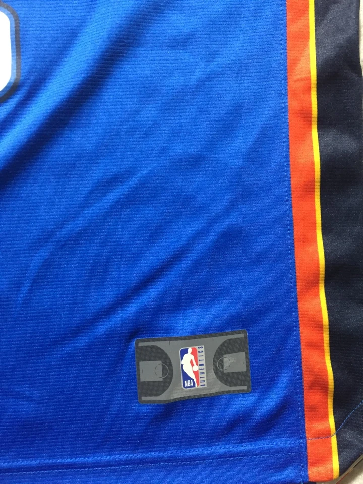 Camiseta Oklahoma City NBA Fanatics Juvenil L Grande 13 George Estampado Gráfico Azul Foto 3 de 4
