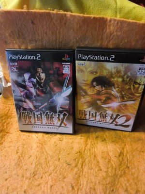 Two japanese ps2 games, samurai warriors/sengoku Musou one and two