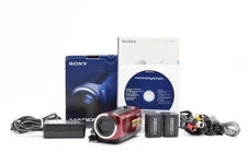 Sony Handycam HDR-CX120 Red and Black Digital Video Camera Camcorder w/Box