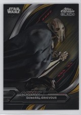 2024 Topps Chrome Black Star Wars Gold Refractor 15/50 General Grievous #64 0g14