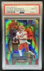 2022 Panini Select Patrick Mahomes II Dragon Scale Prizm Club #/89 Chiefs PSA 10