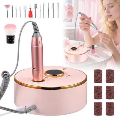 Nagelfräser für Gelnägel, Elektrische Nagelfräser Pro Nail Drill Machine leise