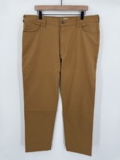 NEW Carhartt Pants Mens 40x34 Tan Rugged Flex Relaxed Fit Canvas Work BN2517-M