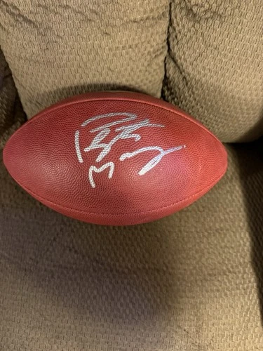 Peyton Manning Autographed Official NFL Football Wilson “The Duke” Steiner COA