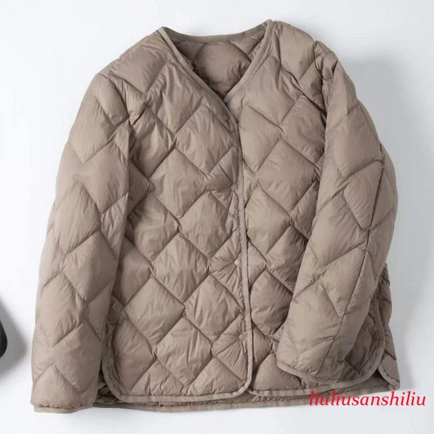 Womens Ultralight Duck Down Packable Jacket Lightness Puffer Parka Coats US Size