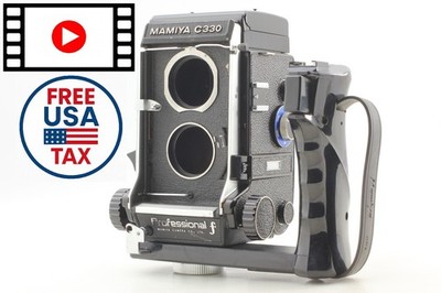 Pro F New Seal [N MINT w/Grip] Mamiya C330 Pro TLR Film Camera Body From JAPAN