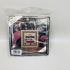 VTG 1994 Mill Hill Buttoned  Beaded Kit Noah  s Ark Checkerboard Series I MHCB24