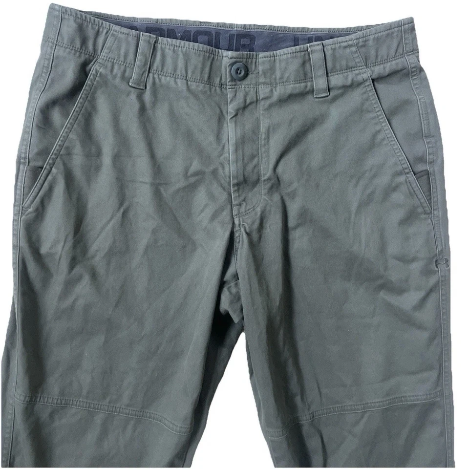 Lot 2 Under Armour Men’s Jogger Pants 34x32L Navy & Olive Stretch Golf Hybrid - Image 4 of 4