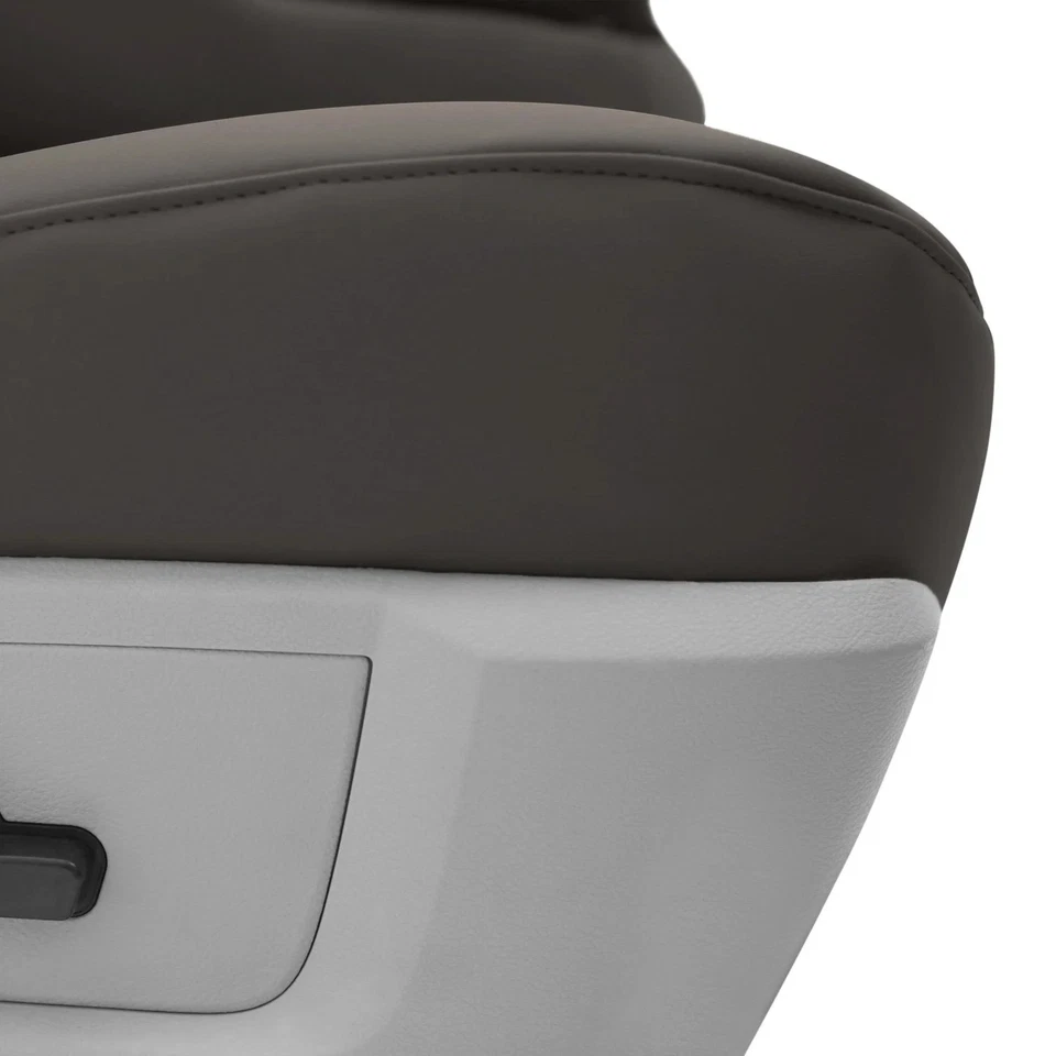 For Lincoln MKZ 10 Premium Leatherette 1st Row Charcoal Custom Seat Covers Foto 3 de 4