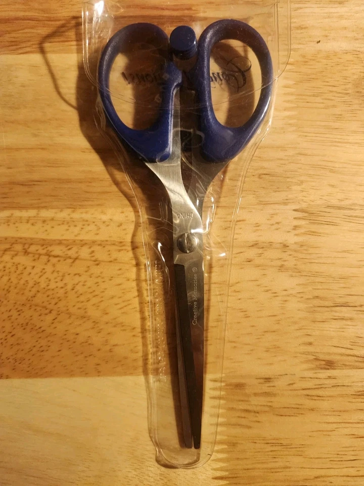 Creative Memories Congratulations Scissors Straight Edge 1 Pair 2.5" Blade NEW - Image 2 of 2