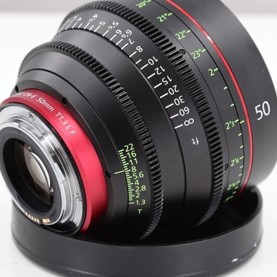 Canon CN-E 50mm T1.3 L F Cinema Prime Lens (PZ1005311)