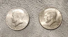 1976 P&D Kennedy Bicentennial Half Dollar -Nice-Two Coins Set