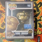 Funko Pop! Animation Solo Leveling Sung Jinwoo Gold #1982 Exclusive Figure