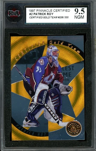 1997-98 Pinnacle Certified Gold Team #2 Patrick Roy 256/300 KSA 9.5 N-GEM-MINT