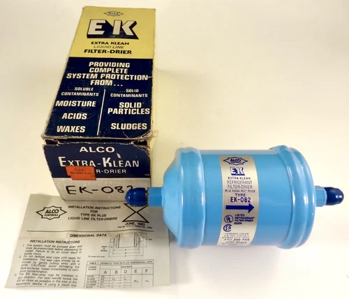 Alco EK-082, Refrigerant Filter Drier, 1/4" SAE Flare, NEW.