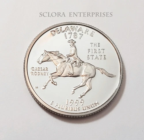 1999-S 50 State Quarters Delaware Proof — photo from the most recent tracked eBay sale