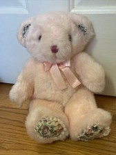 VTG baby Light Pink Dakin Plush Stuffed Animal TEDDY BEAR - 14  1992