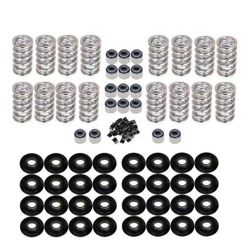 16Set Dual Valve Spring Steel Retainers For LS .660" 4.8 5.3 6.0 SK001 Parts
