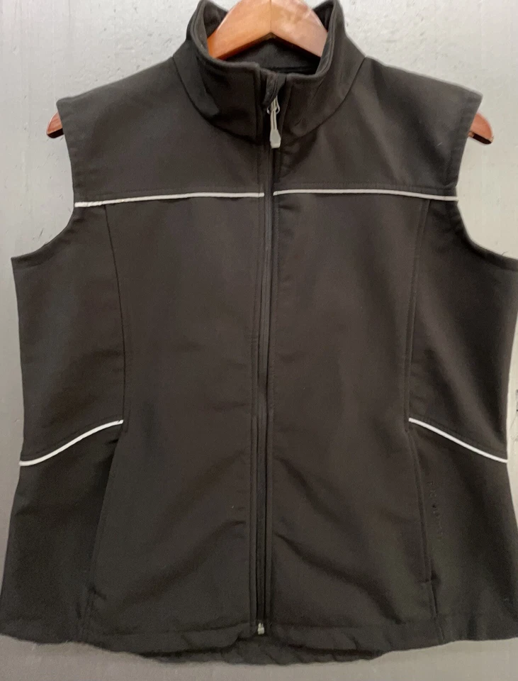 Black Diamond Vest Men L Black Full Zip Softshell Stretch Ski Hike Outdoor - Image 2 of 4