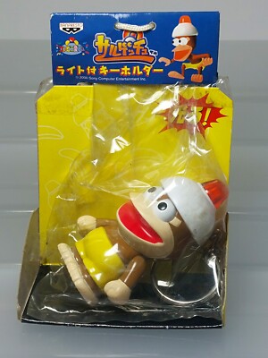 Ape Escape Pipo Monkey #2 Light Keychain Figure Sony 2000 Japan