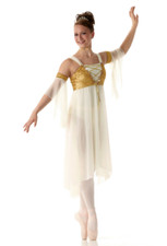 Everlasting Child X-Small Christmas Dance Costume Lyrical Ballet Dress  Sleeves