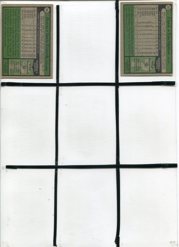 *F - 1979 Topps 11 card lot: Mike Schmidt Ink Error, Campaneris, Niekro, etc. - Image 4 of 4