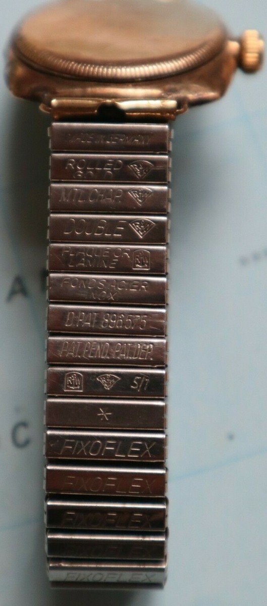 1935 ROLEX Oyster PRIMA 9KT gold cushion men wrist watch ref 1935 ROLEX Oyster PRIMA 9KT gold cushion men wrist watch ref