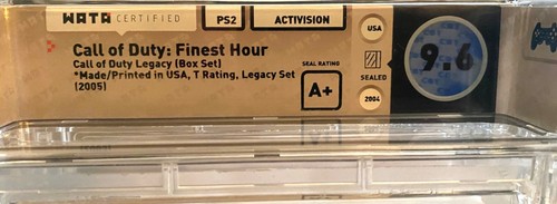 CALL OF DUTY - FINEST HOUR - Box Set Version - PS2 - Sealed WATA 9.6 A+ - Picture 3 of 4