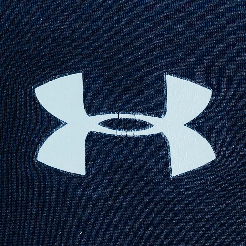 Under Armour Mens Compression Shirt Size Small Dark Blue Gray HeatGear LS - Image 2 of 4
