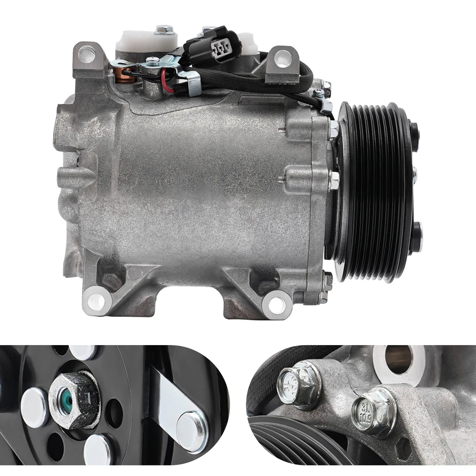For 2002 2003 2004-2006 Honda CR-V 2.4L AC Compressor W/Clutch CO 10663AC HOT !! - Imagem 3 de 4