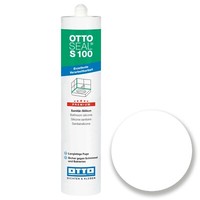 SanitäR Silikon Ottoseal S 100 Weiß Dichtstoff Kartusche Mit 300 Ml
